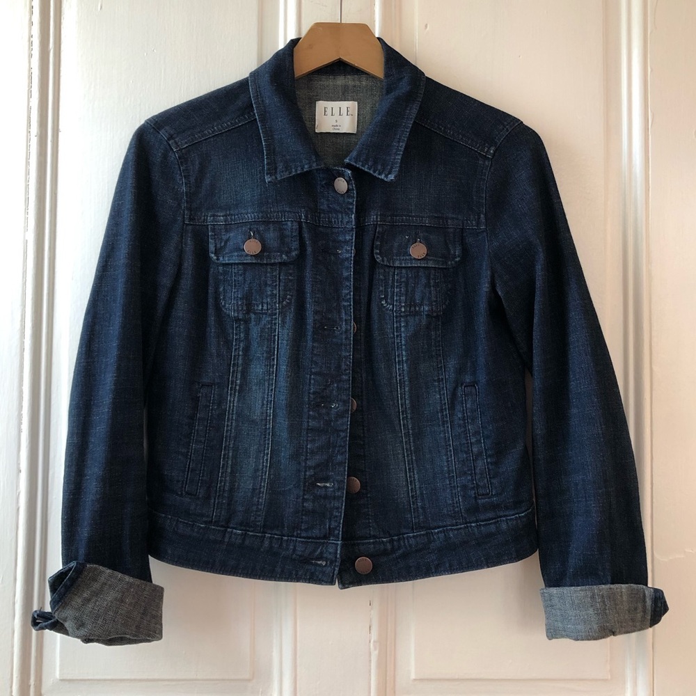 ELLE Dark Wash Jean Jacket